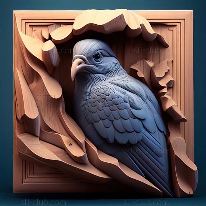 3D model Arthur the Pigeon American artist (STL)